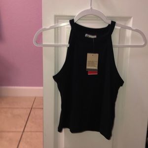 black halter top